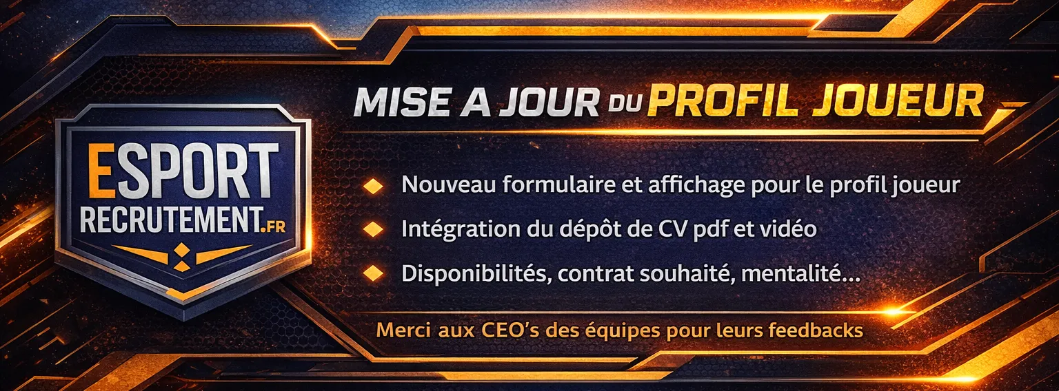 Profil joueur